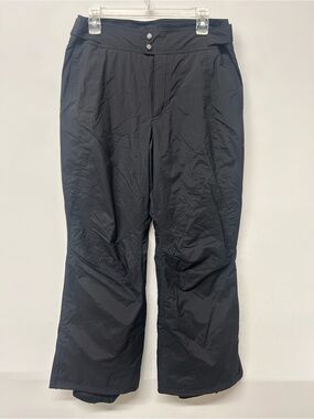 women’s  Black Outdoor Shell Pants - Water-Resistant Snow Pants